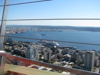 View of Puget Sound from Space Needle