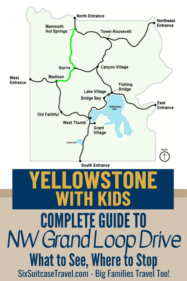 Explore the northwest area of Yellostone between Madison, Norris, and Mammoth Hot Springs