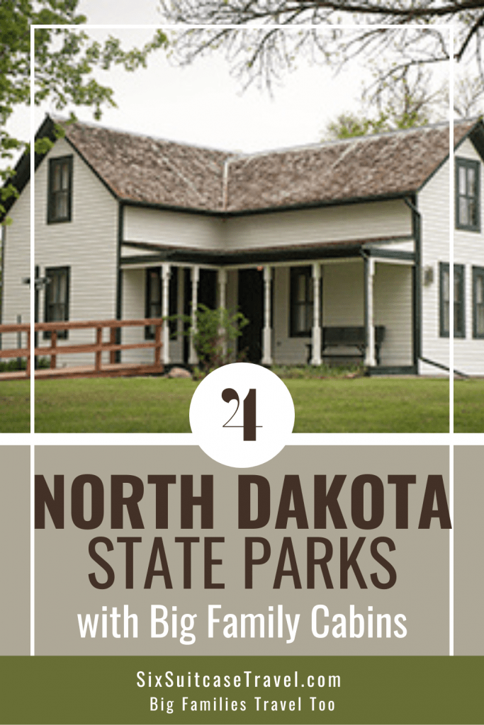 North Dakota state parks with big family cabins