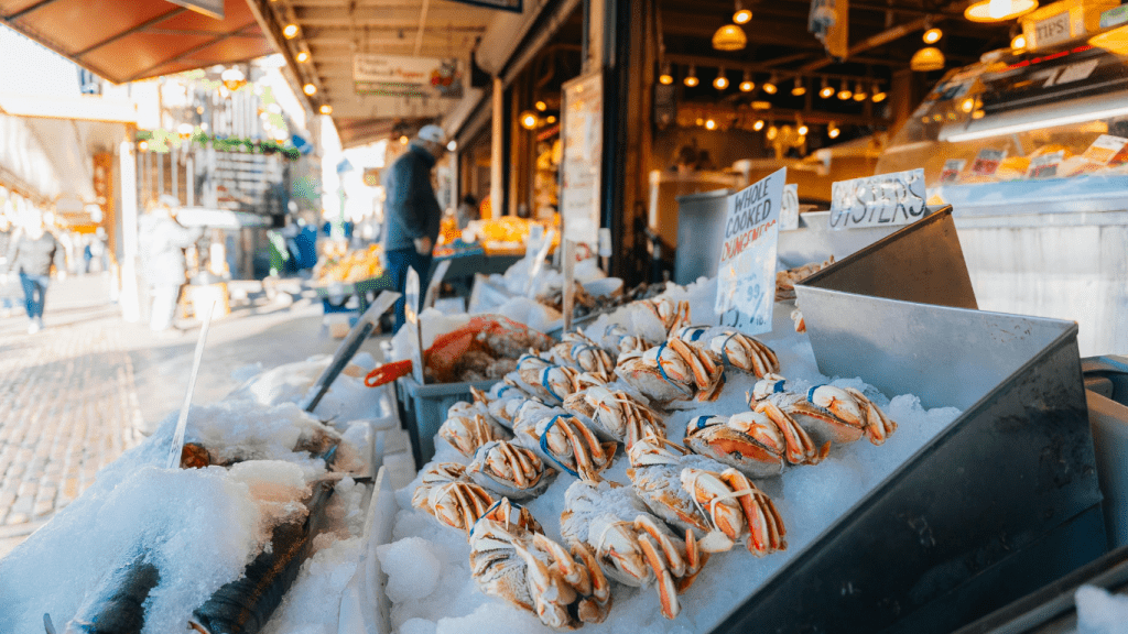 pike place market fish sale